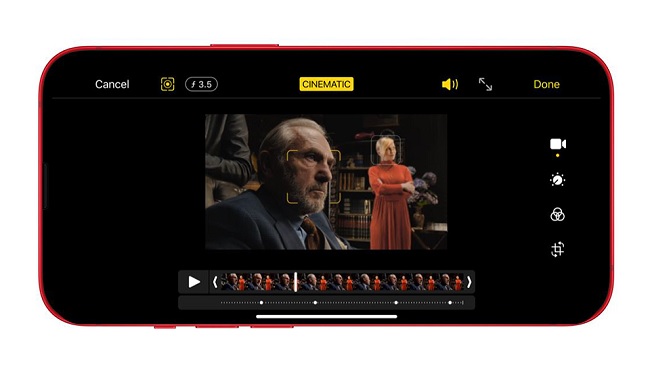 iPhone 13 cho phép tùy chỉnh tiêu điểm trong chế độ Cinematic